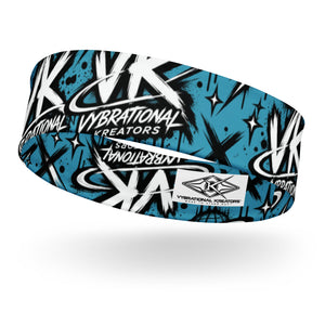 VK Graffiti Frequency™ Headband — Blue