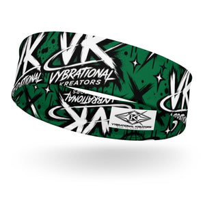 VK Graffiti Frequency™ Headband — Green