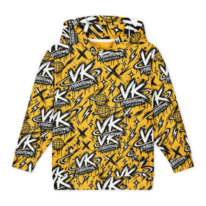 VK Graffiti Frequency™ Youth Hoodie — Yellow