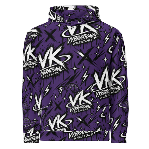 VK Graffiti Frequency™ Hoodie — Purple