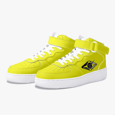VYB 3s Yellow High-Top Sneakers - VYBRATIONAL KREATORS®