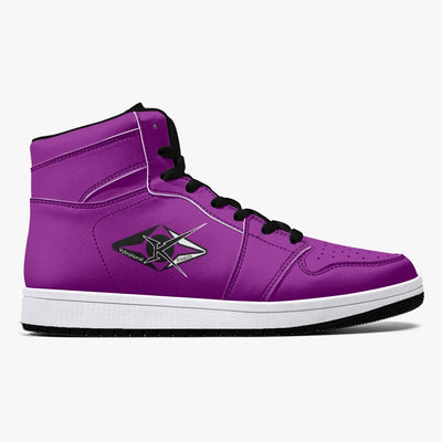 VYB 1s Purple High-Top Sneakers - VYBRATIONAL KREATORS®