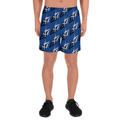 VK Men's Blue Athletic Shorts - VYBRATIONAL KREATORS®