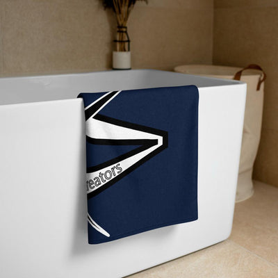 VK Navy Blue Towel - VYBRATIONAL KREATORS®