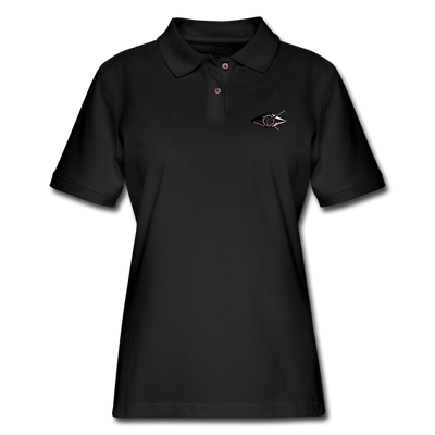 Women's Pique Polo Shirt - VYBRATIONAL KREATORS®