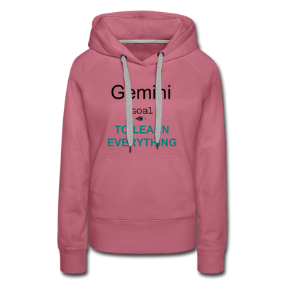 Women’s Gemini Premium Hoodie - mauve