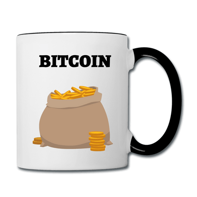 Bitcoin Coffee Mug - white/black