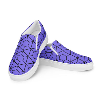 Women’s slip-on medium state blue shoes - VYBRATIONAL KREATORS®