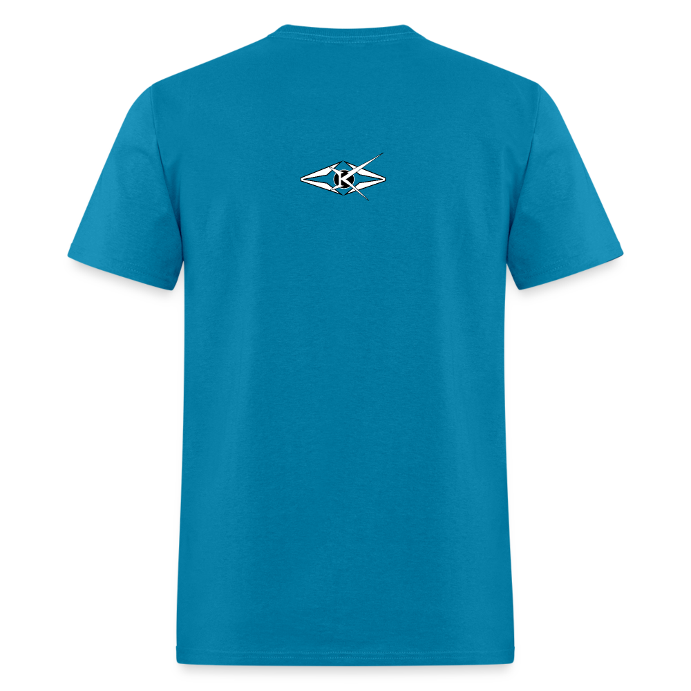 Mens Stumble in The Road 2 Classic T-Shirt - turquoise