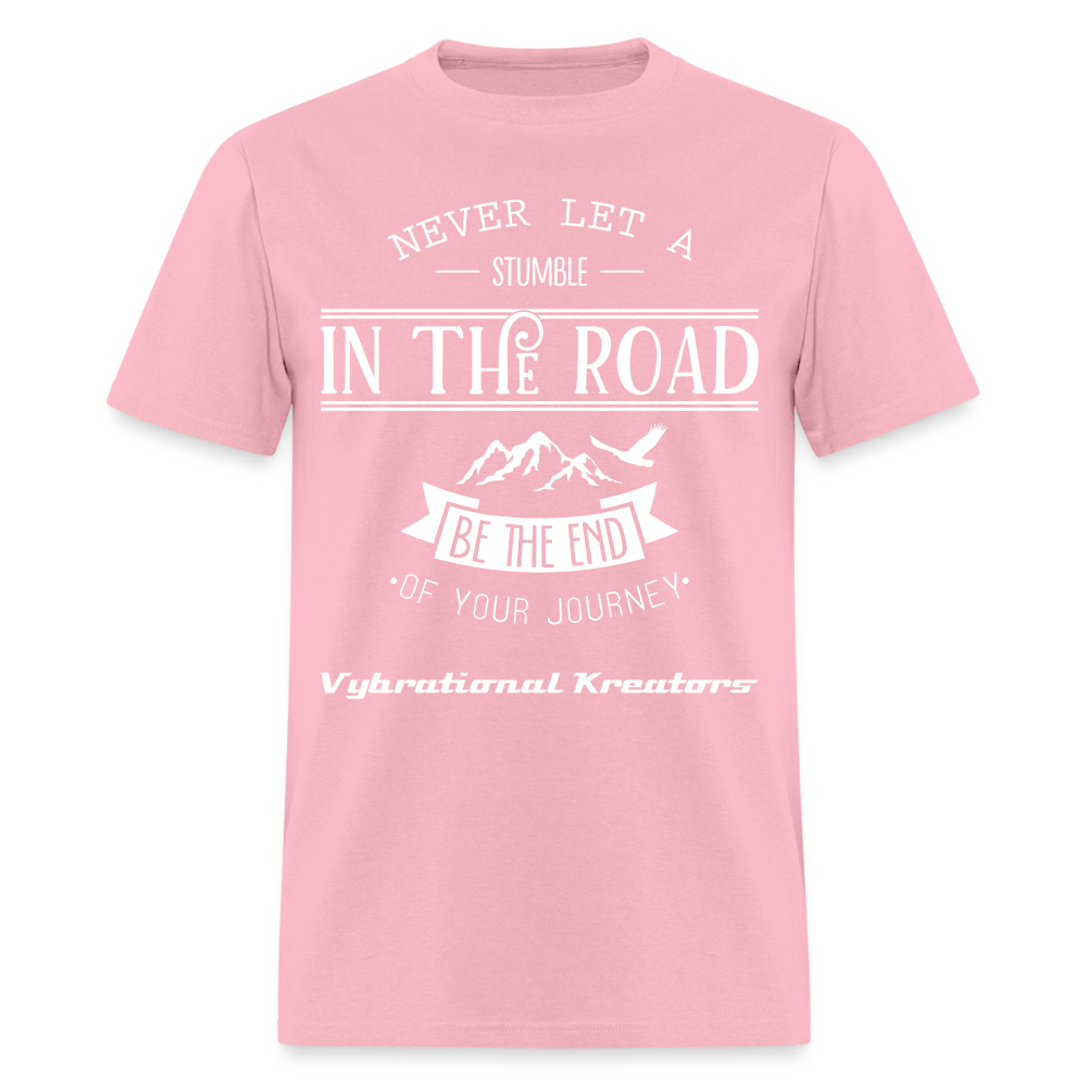 Mens Stumble in The Road 2 Classic T-Shirt - pink