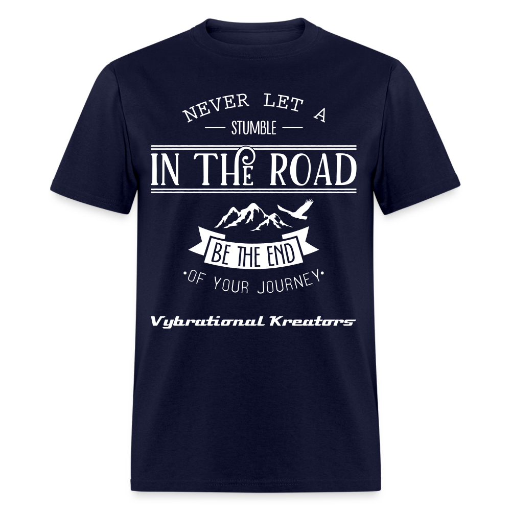 Mens Stumble in The Road 2 Classic T-Shirt - navy