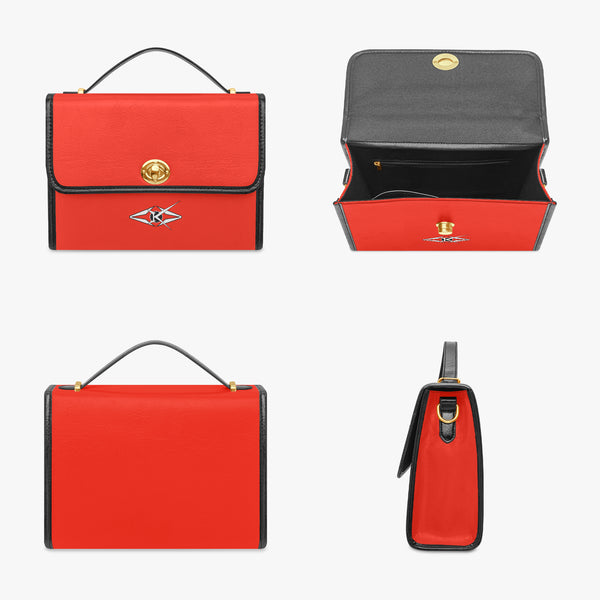 ÉLANORA™ RED SATCHEL Crossbody