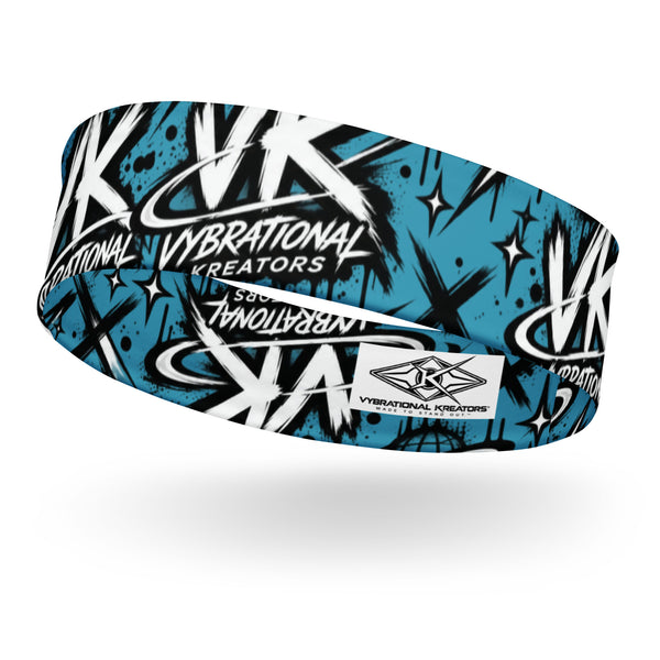 VK Graffiti Frequency™ Headband — Blue