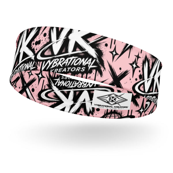 VK Graffiti Frequency™ Headband — Pink