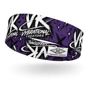 VK Graffiti Frequency™ Headband — Purple
