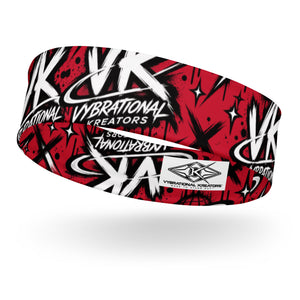 VK Graffiti Frequency™ Headband — Red