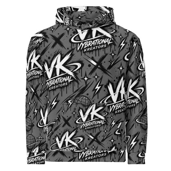 VK Graffiti Frequency™ Hoodie — Grey