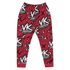 VK Graffiti Frequency™ Joggers — Red