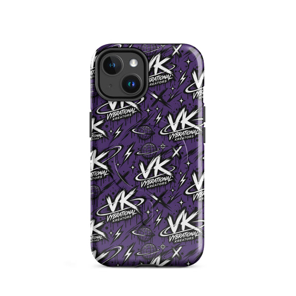 VK Graffiti Frequency™ MagSafe® iPhone Case — Purple