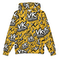 VK Graffiti Frequency™ Oversized Hoodie — Yellow