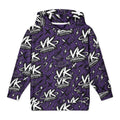 VK Graffiti Frequency™ Youth Hoodie — Purple