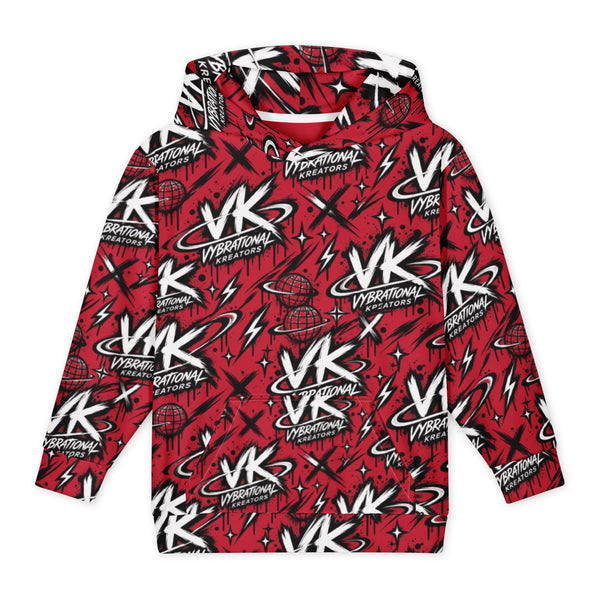 VK Graffiti Frequency™ Youth Hoodie — Red