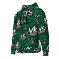 VK Graffiti Frequency™ Zip Hoodie — Green