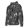 VK Graffiti Frequency™ Zip Hoodie — Grey