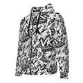 VK Graffiti Frequency™ Zip Hoodie — Monochrome