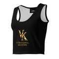 VK LEGACY GOLD CROP TOP (BLACK)