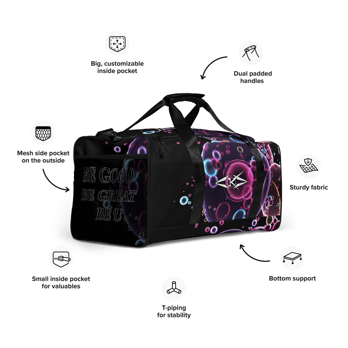 Premium Duffle bag - VYBRATIONAL KREATORS®