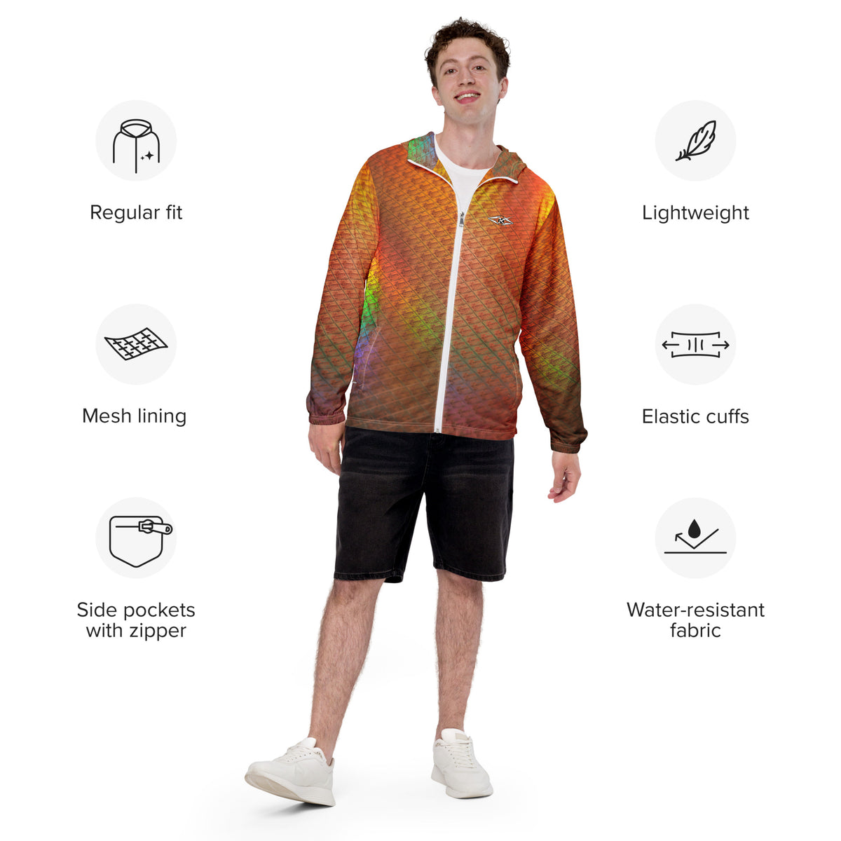 LUXE AURELIA PRISM WINDBREAKER