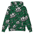 VK Graffiti Frequency™ Oversized Hoodie — Green