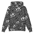 VK Graffiti Frequency™ Oversized Hoodie — Grey