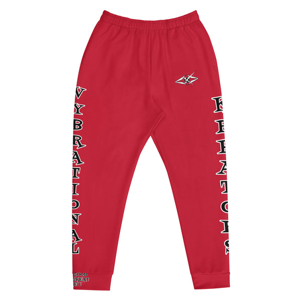 RED ECO LUXE JOGGERS