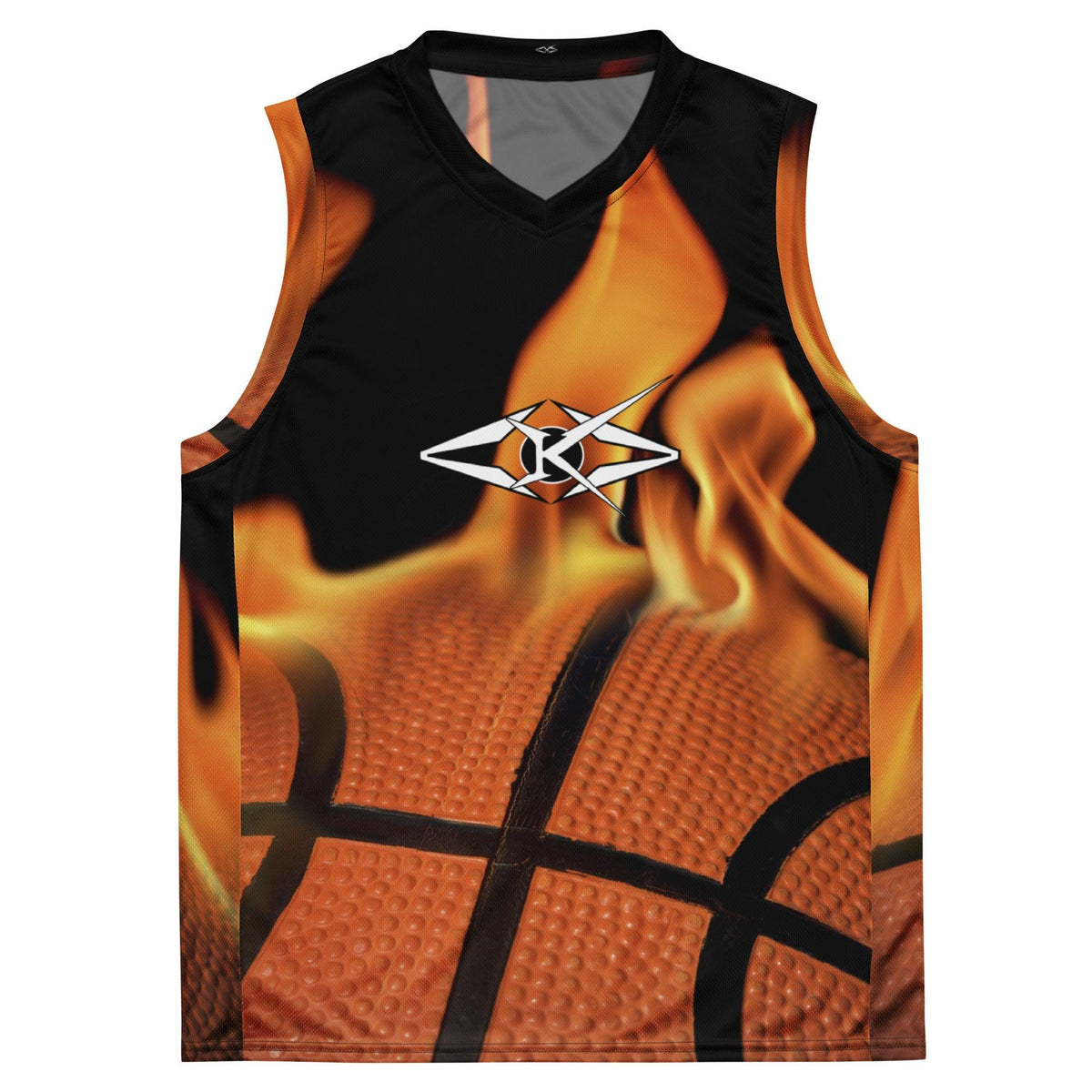 Recycled basketball jersey - VYBRATIONAL KREATORS®