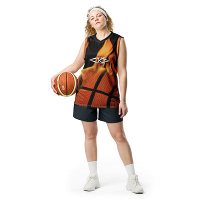 Recycled basketball jersey (W) - VYBRATIONAL KREATORS®