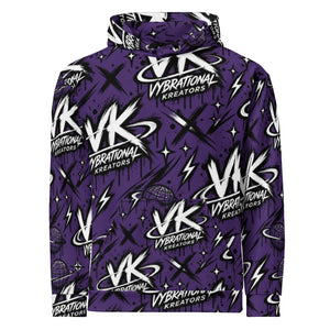 VK Graffiti Frequency™ Hoodie — Purple