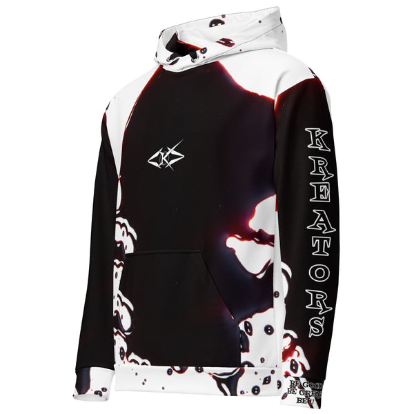 LUXE CRIMSON FLUX HOODIE