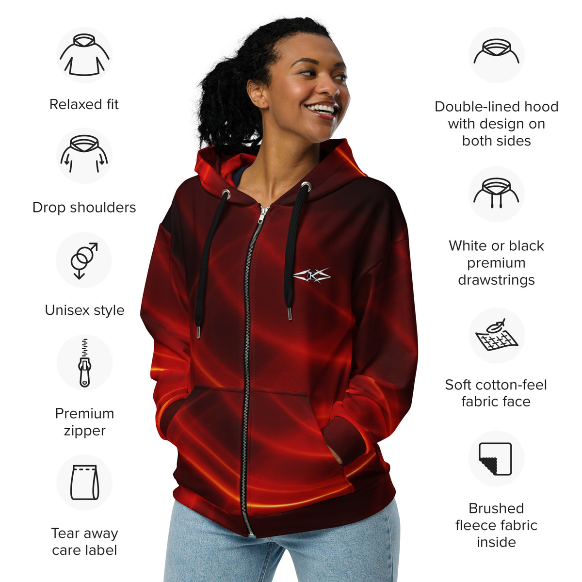 LUXE CRIMSON ECLIPSE ZIP