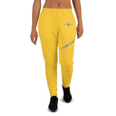 Women's Yellow Joggers - VYBRATIONAL KREATORS®