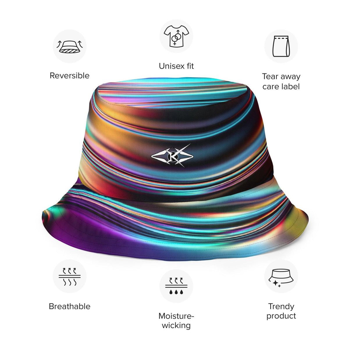Reversible bucket hat - VYBRATIONAL KREATORS®