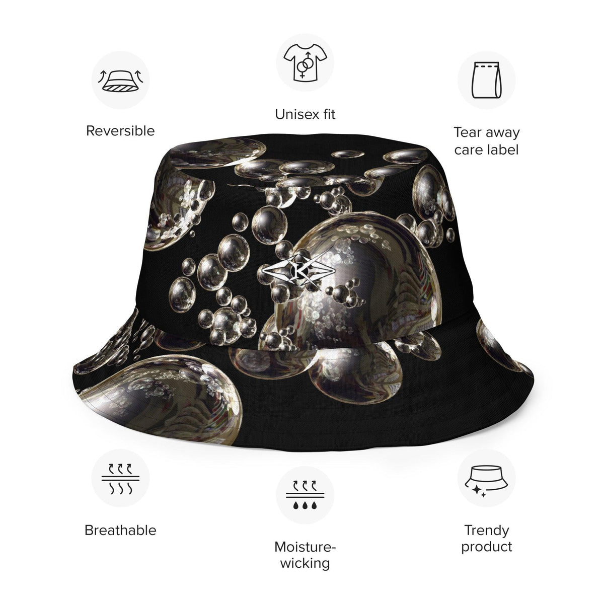 Reversible bucket hat - VYBRATIONAL KREATORS®