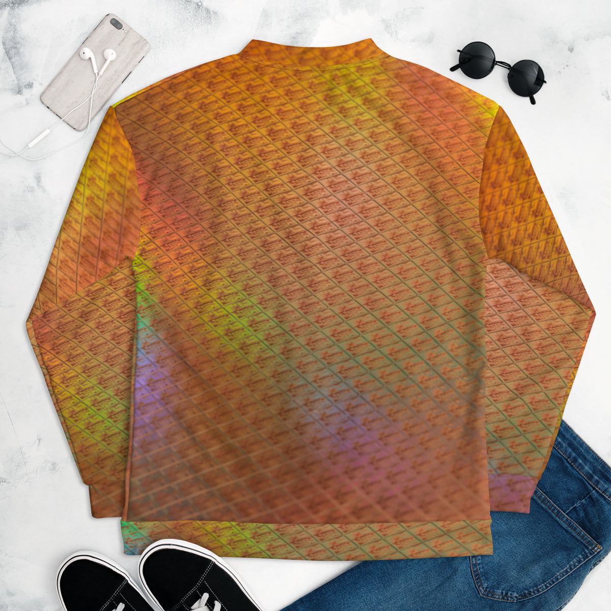 LUXE AURELIA PRISM BOMBER JACKET