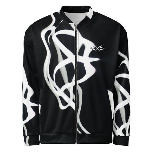 LUXE NOIR DRIFT BOMBER JACKET
