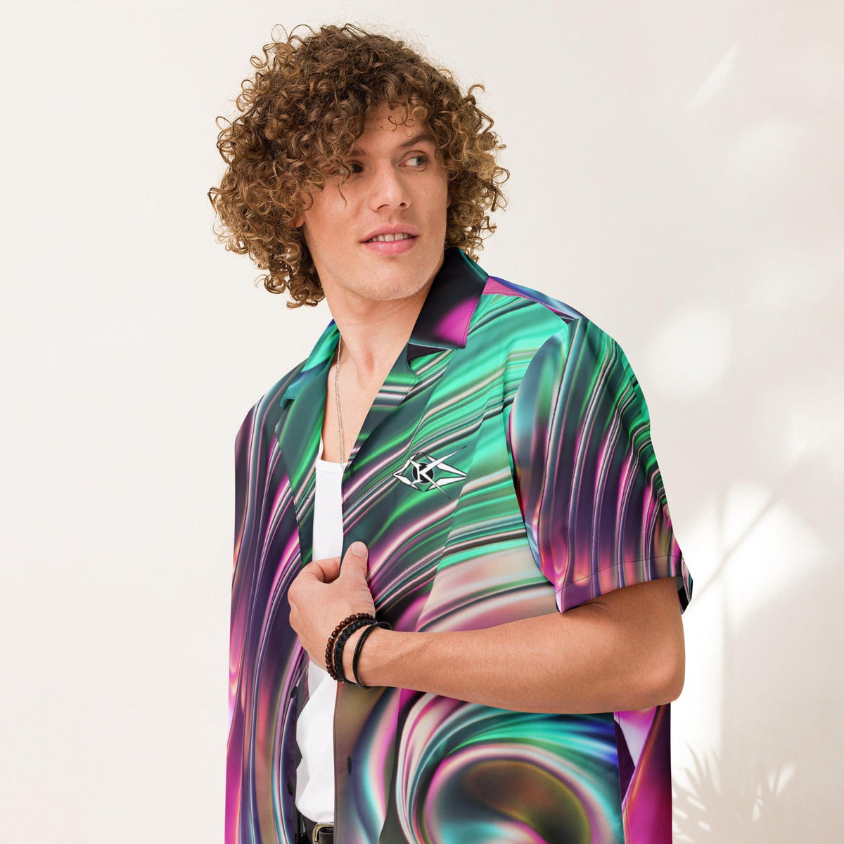 Unisex button shirt - VYBRATIONAL KREATORS®