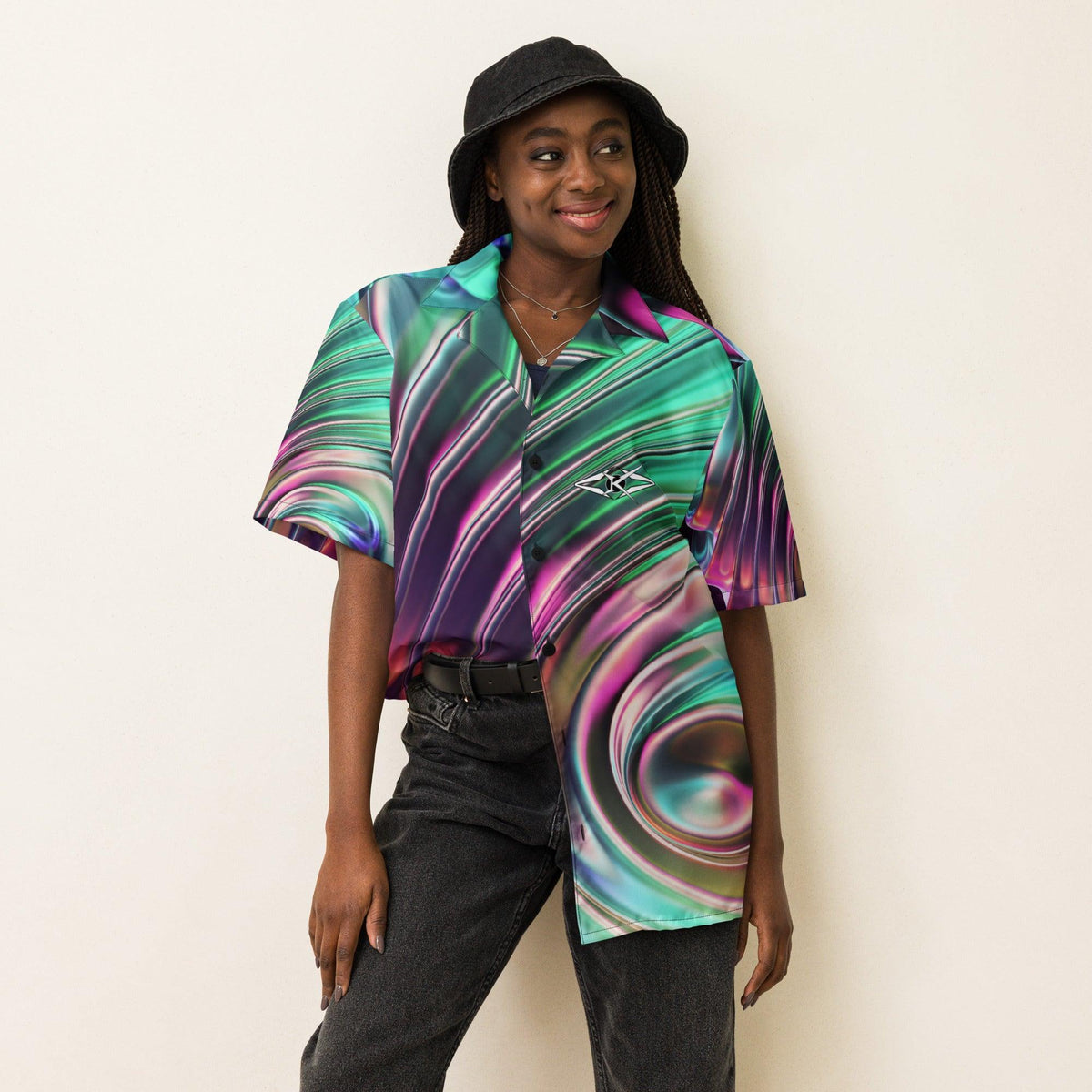 Unisex button shirt - VYBRATIONAL KREATORS®