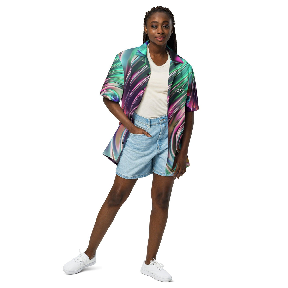 Unisex button shirt - VYBRATIONAL KREATORS®