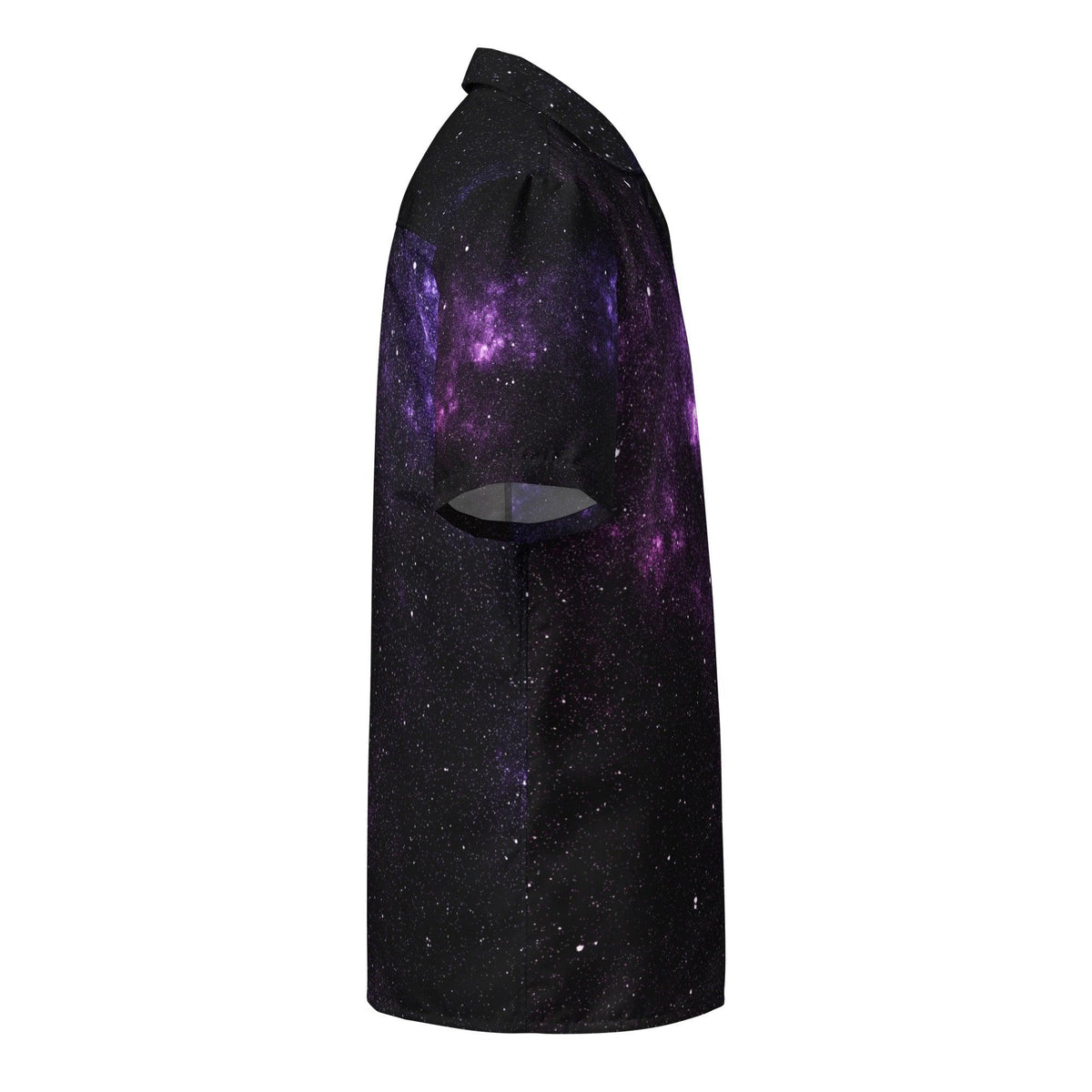 Deep Purple Galaxy button shirt - VYBRATIONAL KREATORS®