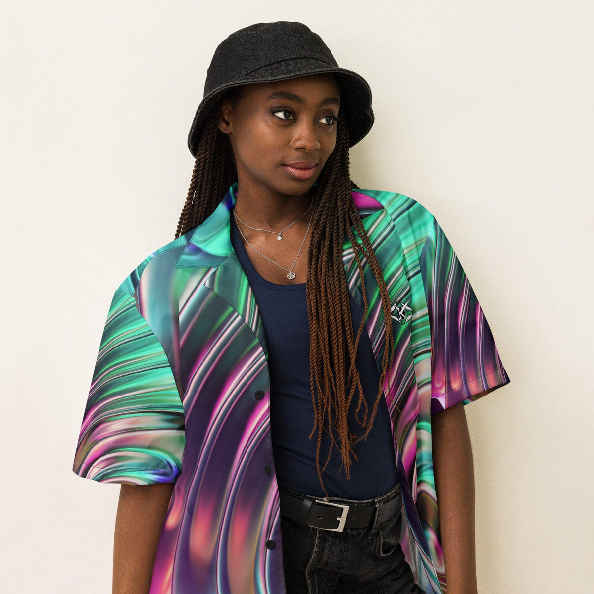 Unisex button shirt - VYBRATIONAL KREATORS®